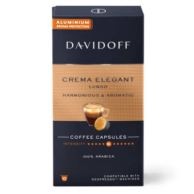 Davidoff Crema Elegant Kapsül Kahve 10'lu 55 G - Davidoff