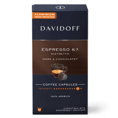 Davidoff Espresso 57 Ristretto Kapsül Kahve 10'lu 55 G - Davidoff