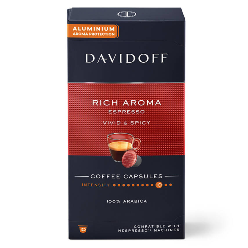 Davidoff Rich Aroma Espresso Kapsül Kahve 10'lu 55 G - 1