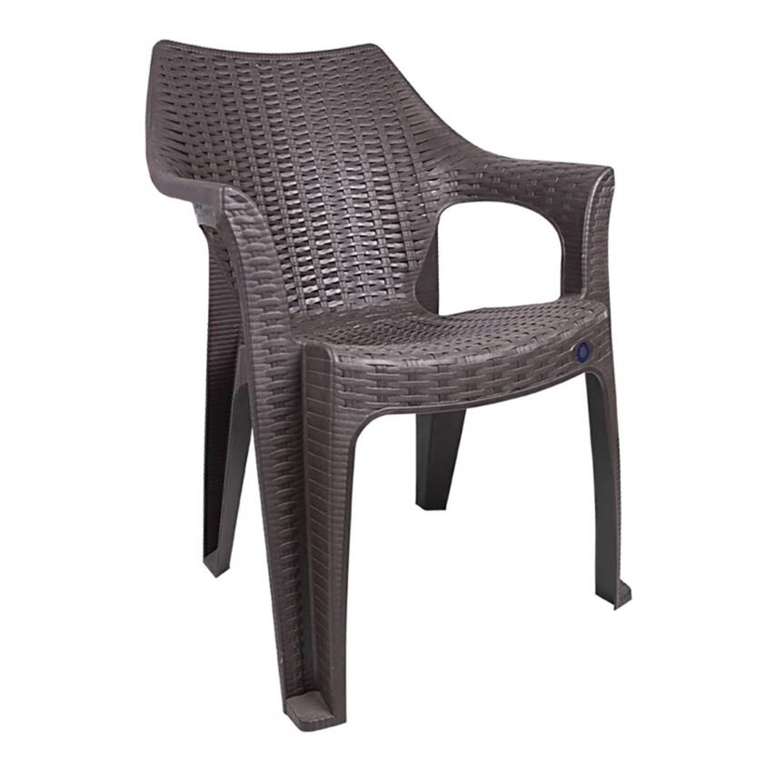 Della Polo Rattan Koltuk Kahverengi - 1