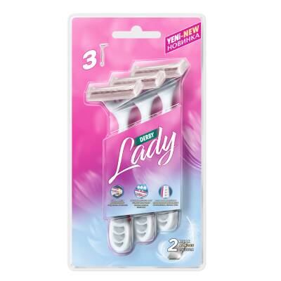 Derby Lady Platinum Blister 3'lü - Derby