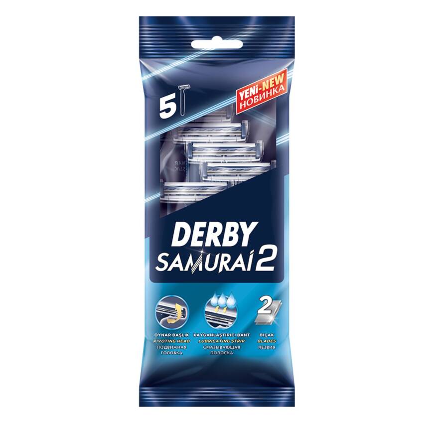 Derby Samurai Klasik 2 Poşet 5'Li - 1