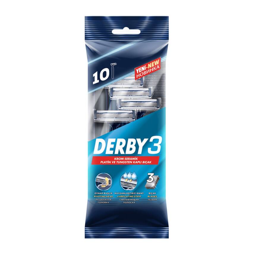 Derby Samurai Klasik 3 10'lu Poşet - 1