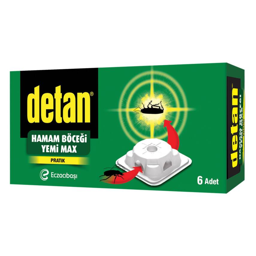 Detan Hamam Böceği Yemi  Max 6 Adet - 1