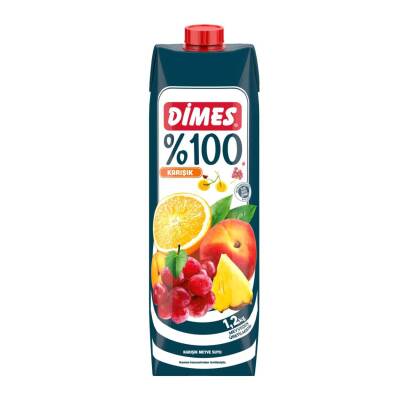 Dimes %100 Karışık Meyve Suyu 1 L - Dimes