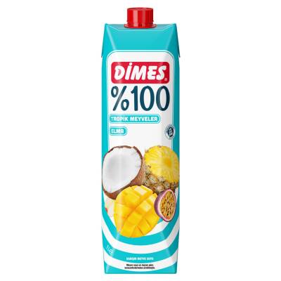 Dimes %100 Tropik Meyveler 1 L - Dimes