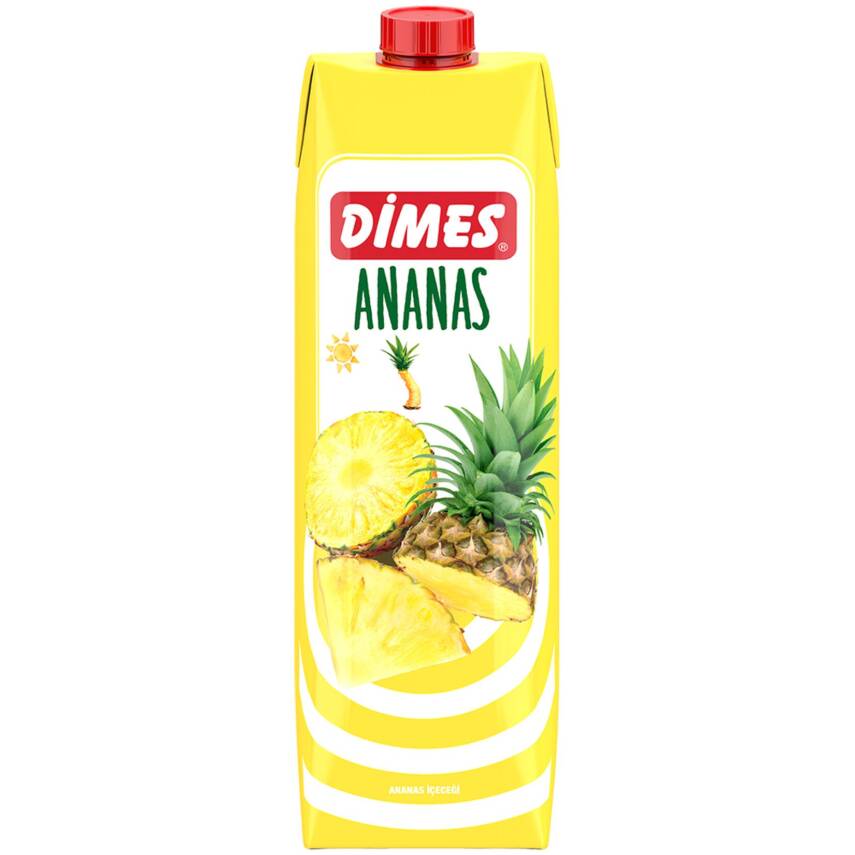 Dimes Ananaslı İçecek 1 L - 1