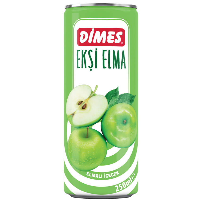 Dimes Ekşi Elma İçeceği 250 Ml - 1