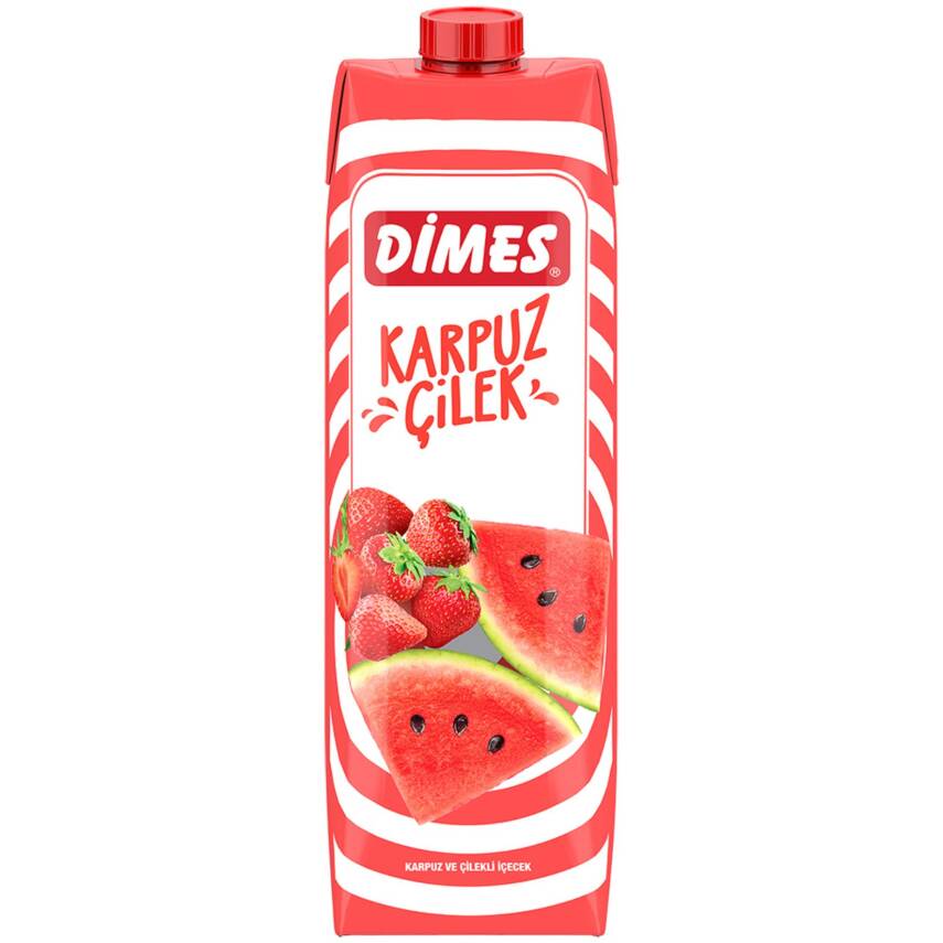 Dimes Karpuz Ve Çilekli İçecek 1 L - 1