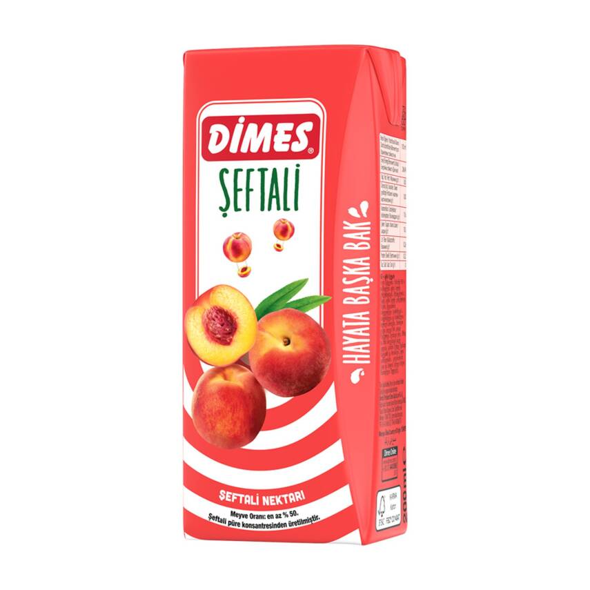 Dimes Şeftali Nektarı 200 Ml - 1