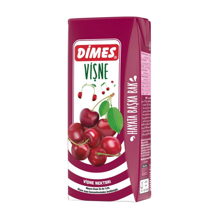 Dimes Vişne Nektarı 200 Ml - 1