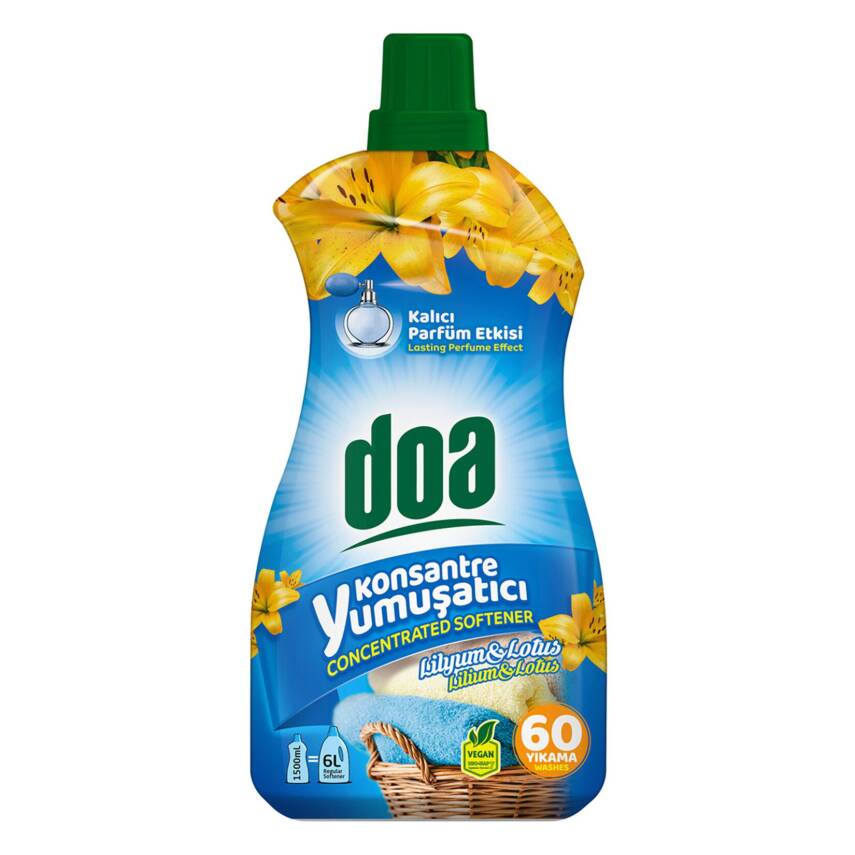 Doa Konsantre Yumuşatıcı Lilyum & Lotus Çiçeği 1.5 L - 1