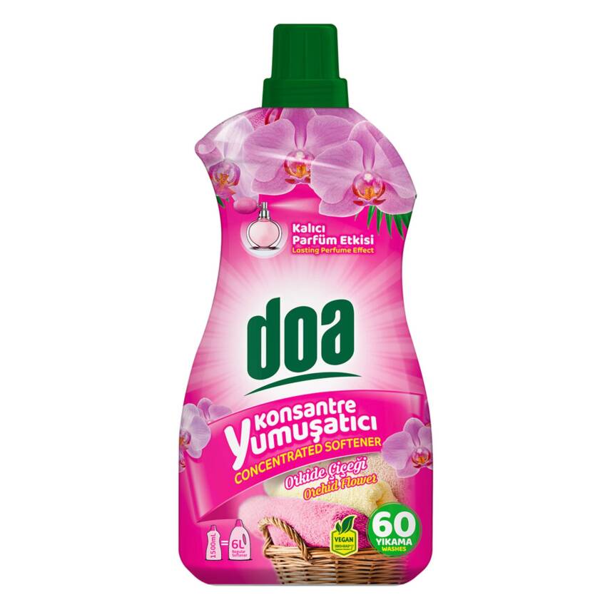 Doa Konsantre Yumuşatıcı Orkide Çiçeği 60 Yıkama 1,5 L - 1