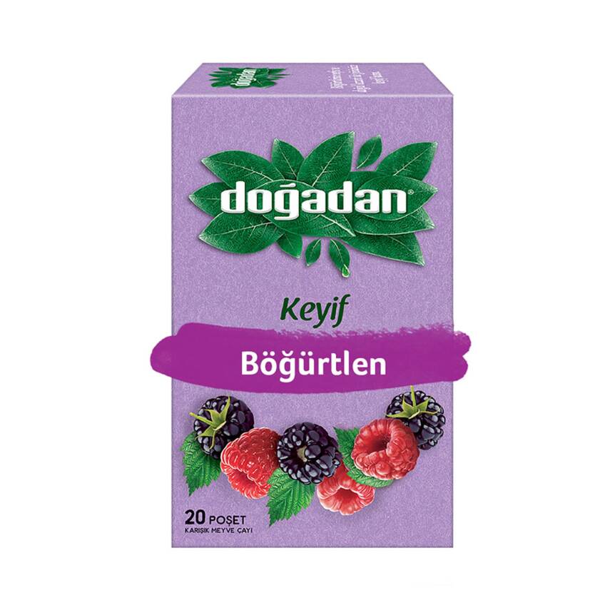 Doğadan Böğürtlen Çayı Poşet 20'li 38 G - 1