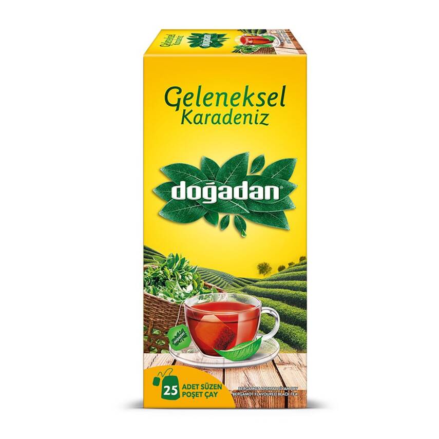Doğadan Geleneksel Karadeniz Bardak Poşet Çay 25'li 50 G - 1