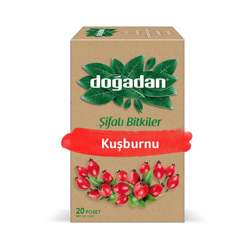 Doğadan Kuşburnu Çayı Poşet 20'li 48 G - 1
