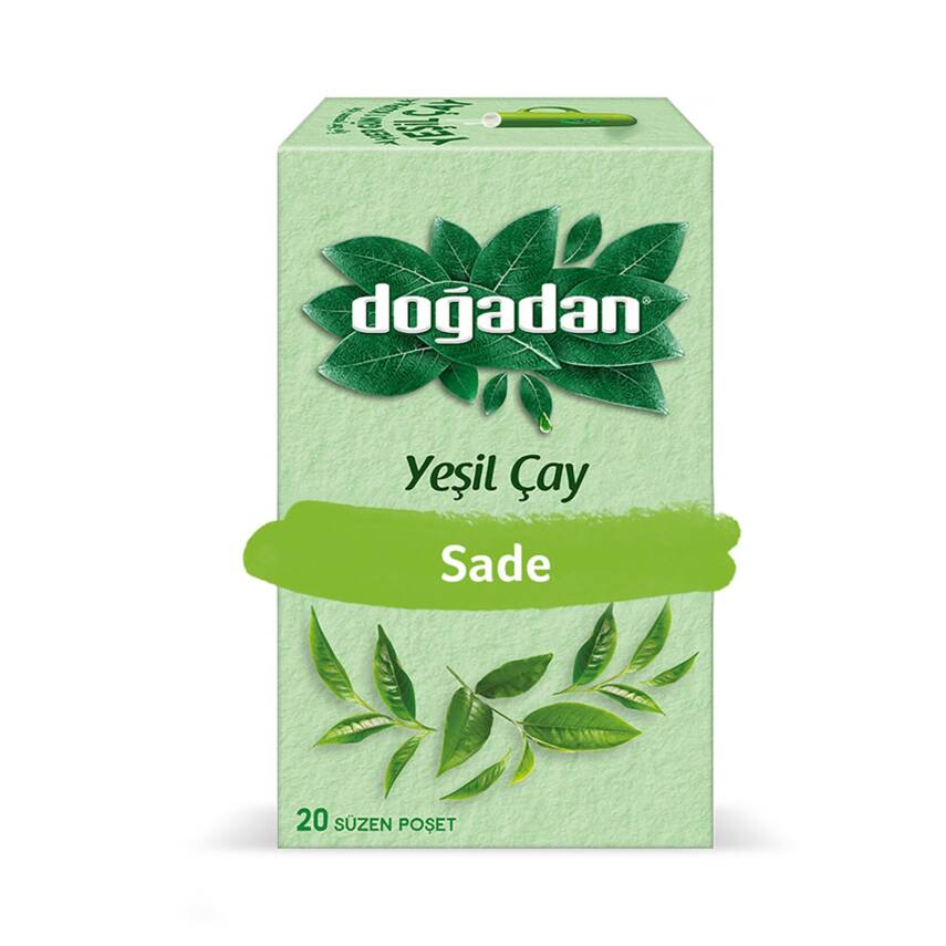 Doğadan Yeşil Çay 20'li Bardak Poşet - 1