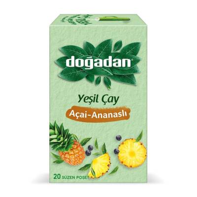 Doğadan Yeşil Çay Açai Ananaslı 20’li 34 G - Doğadan