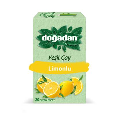 Doğadan Yeşil Çay Limonlu 20'li 34 G - Doğadan