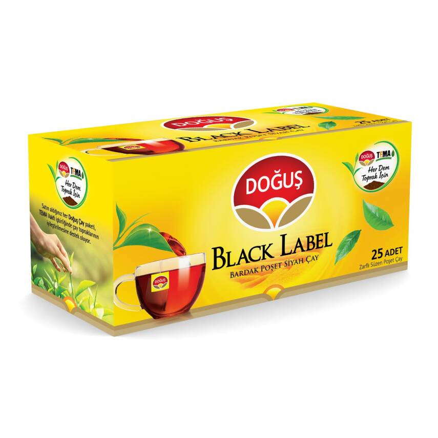 Doğuş Black Label Bardak Poşet Çay 25'li 50 G - 1