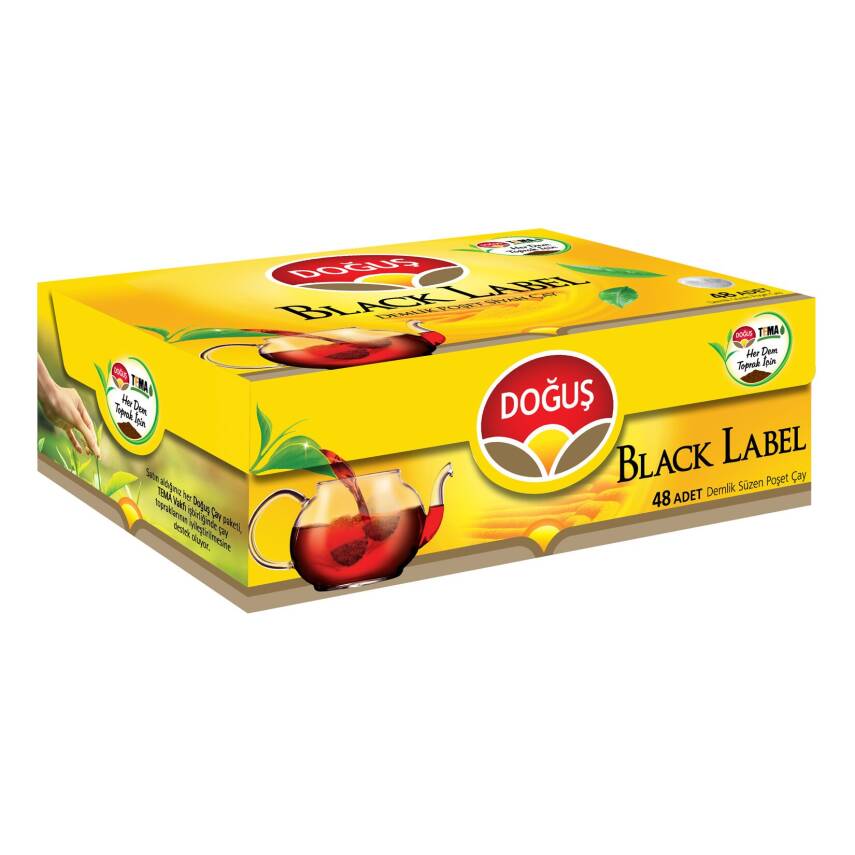 Doğuş Black Label Demlik Poşet Çay 48'li 153 G - 1