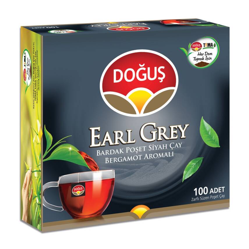 Doğuş Earl Grey Bardak Poşet Çay 100'lü 200 G - 1