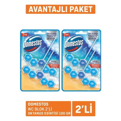 Domestos Wc Blok 2'li Okyanus Ferahlığı 2x50 G - Domestos
