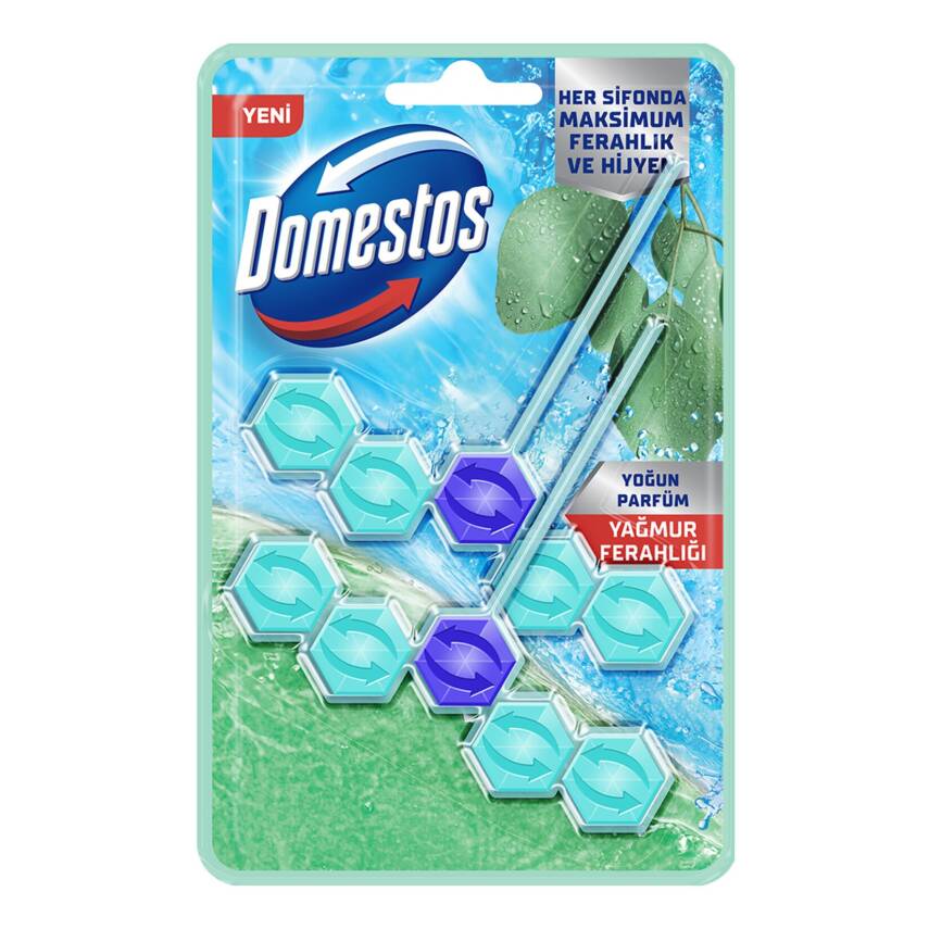 Domestos Wc Blok Yağmur Ferahlığı 2 x 50 G - 1