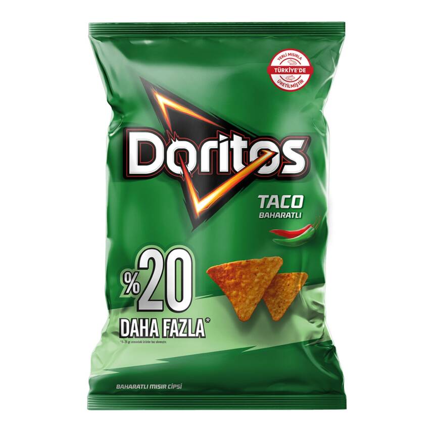 Doritos Taco Baharatlı Mısır Cipsi Parti Boy 185 G - 1