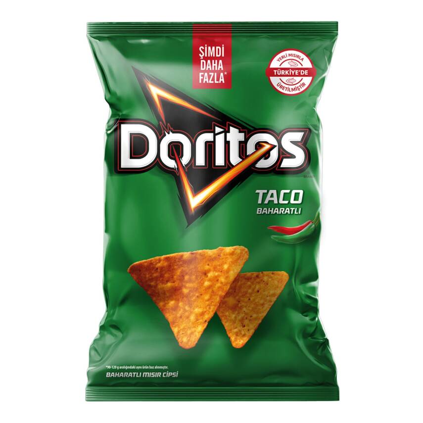 Doritos Taco Baharatlı Mısır Cipsi Süper Boy 135 G - 1