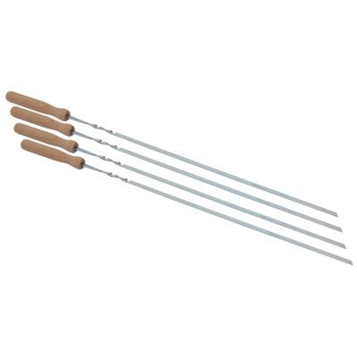 Dörtel Ahşap Saplı Şiş 4'lü - Dörtel