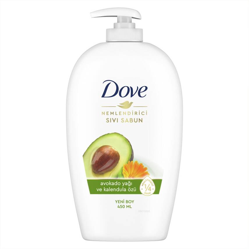 Dove Nemlendirici Sıvı Sabun Avokado Yağı ve Kalendula Özü 450 Ml - 1