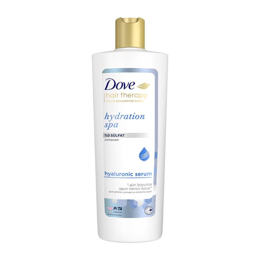 Dove Sülfatsız Saç Bakım Şampuanı Hydration Spa 350 ml - 1