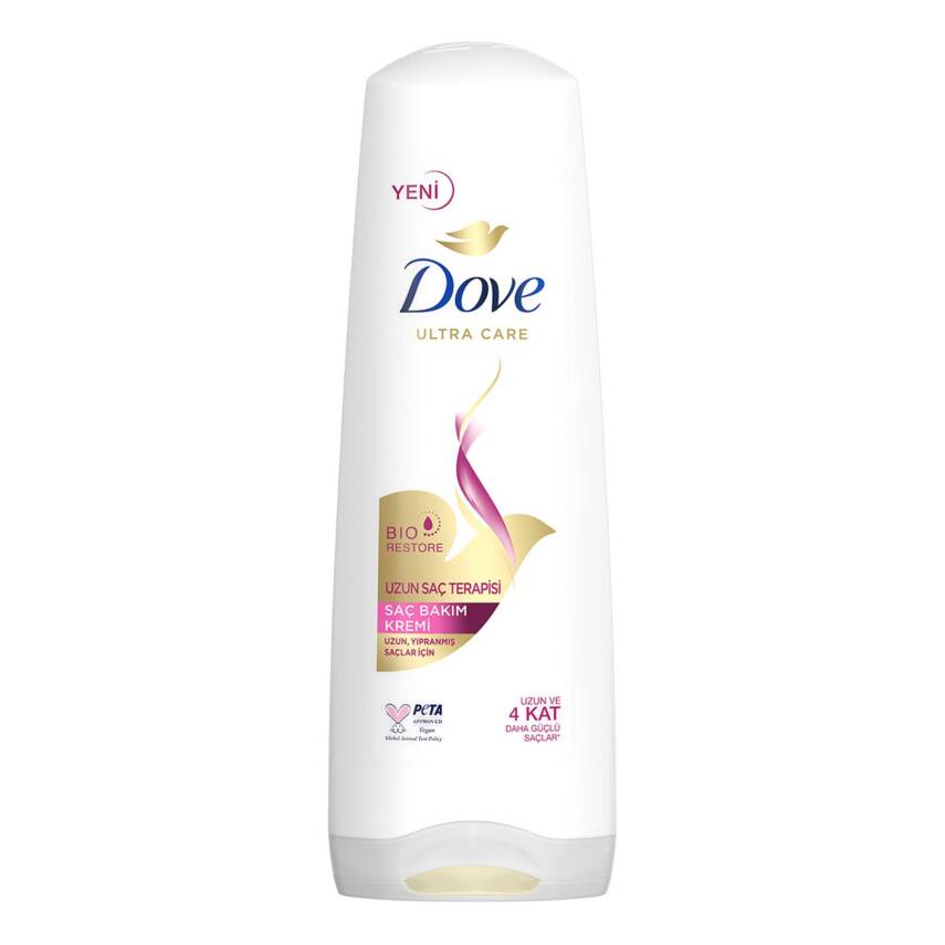 Dove Ultra Care Saç Bakım Kremi Uzun Saç Terapisi Uzun Yıpranmış Saçlar İçin 350 ml - 1