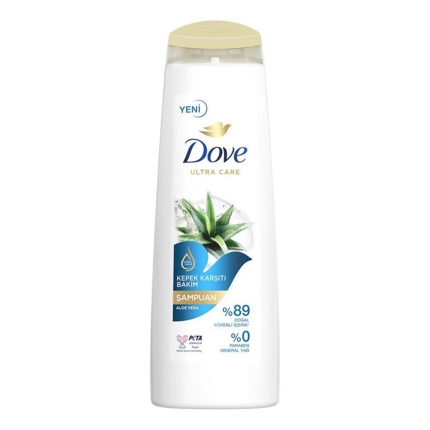 Dove Ultra Care Saç Bakım Şampuanı Kepek Karşıtı Bakım Aloe Vera 400 ml - 1