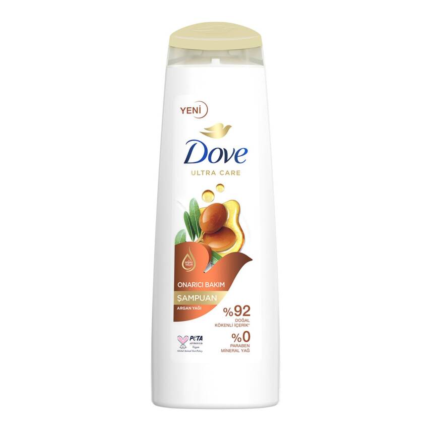 Dove Ultra Care Saç Bakım Şampuanı Onarıcı Bakım Argan Yağı 400 ml - 1