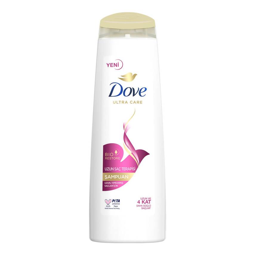 Dove Ultra Care Saç Bakım Şampuanı Uzun Saç Terapisi Uzun Yıpranmış Saçlar İçin 400 ml - 1