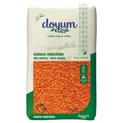 Doyum Kırmızı Mercimek 1 Kg - Doyum