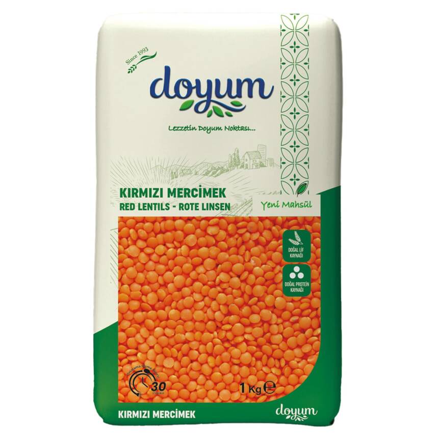 Doyum Kırmızı Mercimek 1 Kg - 1