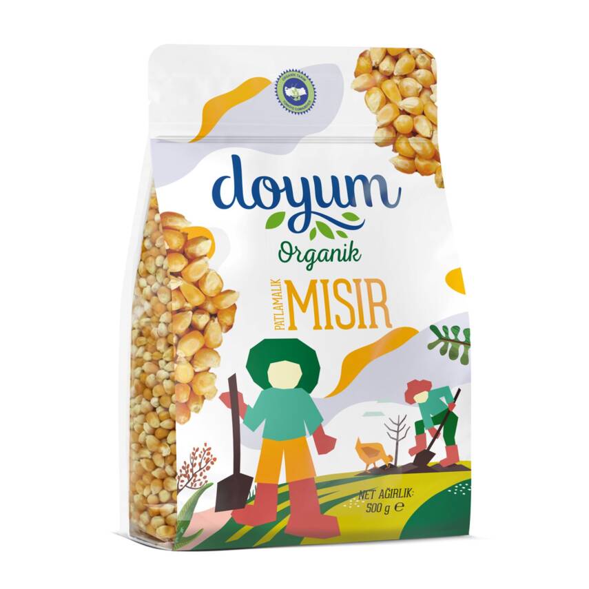 Doyum Organik Patlamalık Mısır 500 G - 1