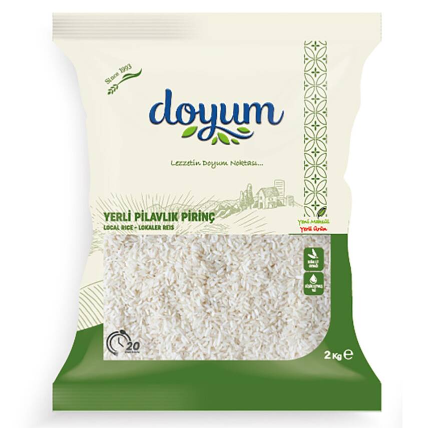 Doyum Yerli Pilavlık Pirinç 2 Kg - 1