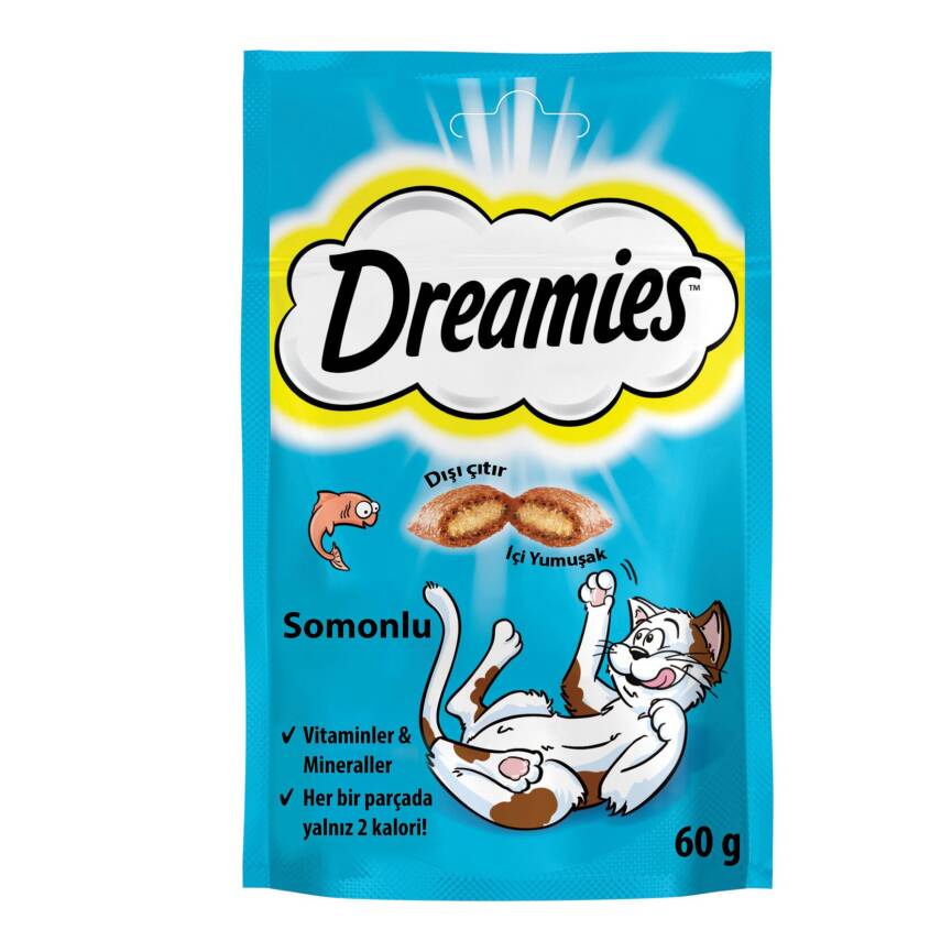 Dreamies Somonlu Kedi Ödül Maması 60 G - 1