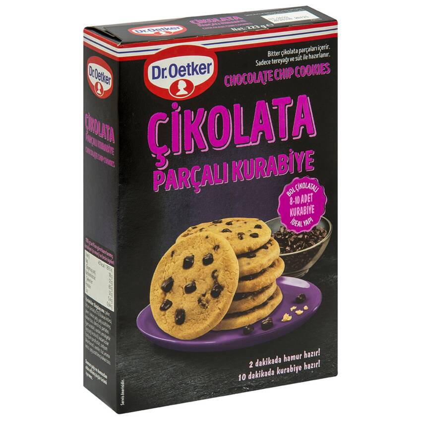 Dr.Oetker Çikolata Parçalı Kurabiye Toz Karışımı 223 G - 1