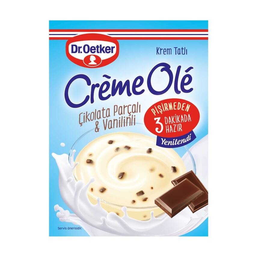 Dr.Oetker Çikolata Parçalı Vanilinli Creme Ole 91 G - 1