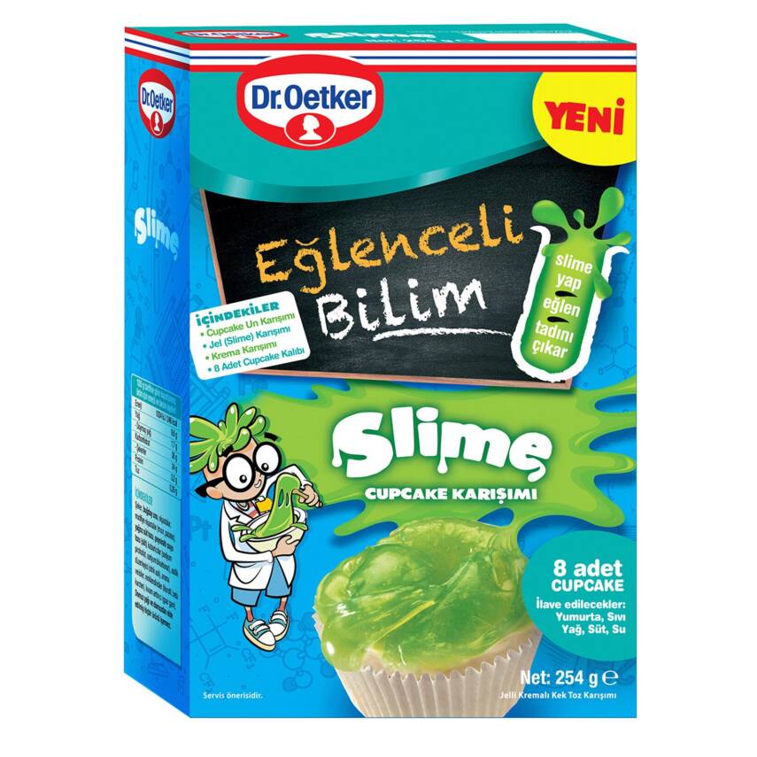Dr.Oetker Eğlenceli Bilim Slime Cupcake 254 G - 1