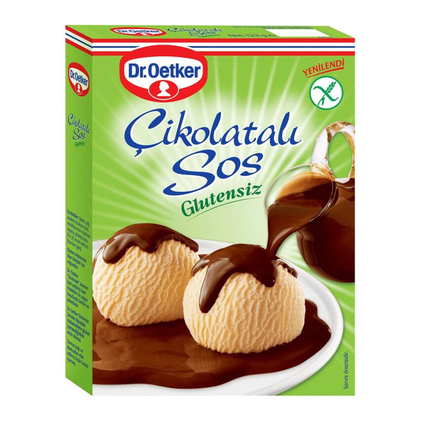 Dr.Oetker Glutensiz Çikolatalı Sos 123 G - 1