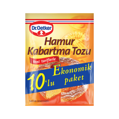Dr.Oetker Hamur Kabartma Tozu 10'lu Paket 100 G - Dr.Oetker