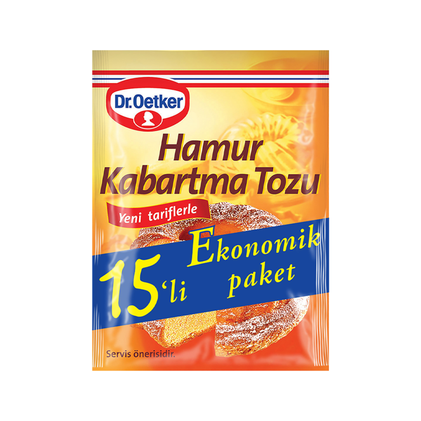 Dr.Oetker Hamur Kabartma Tozu 15'li Paket 150 G - 1