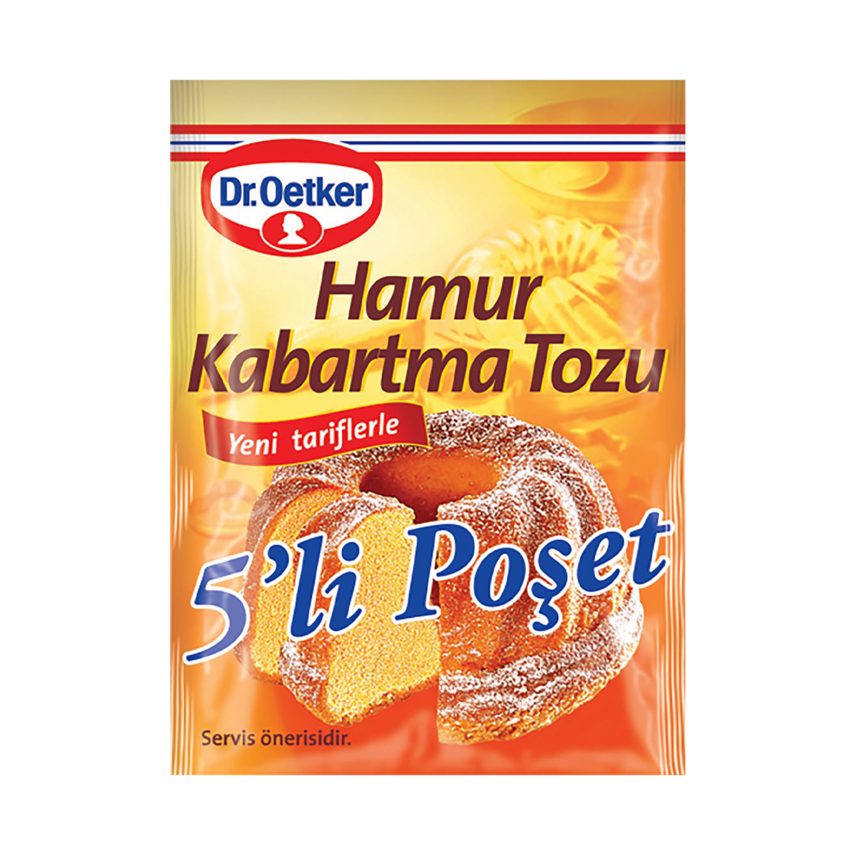 Dr.Oetker Hamur Kabartma Tozu 5'li Paket 50 G - 1
