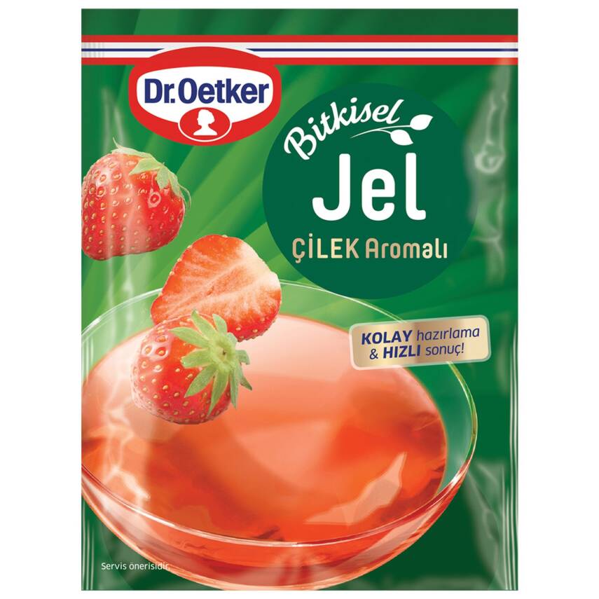Dr.Oetker Jel Bitkisel Çilek Aromalı 100 G - 1